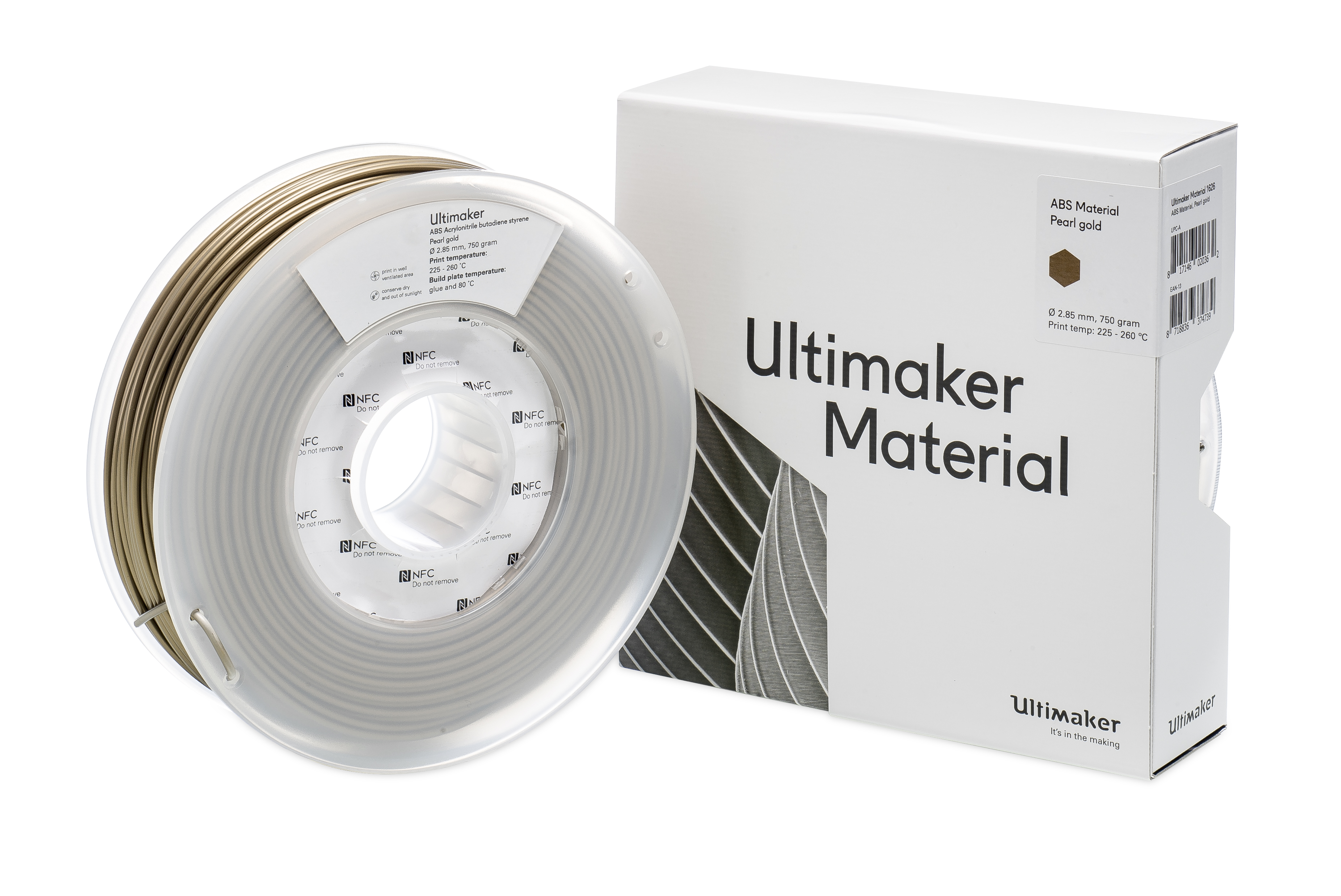 ULTIMAKER ABS PEARL GOLD