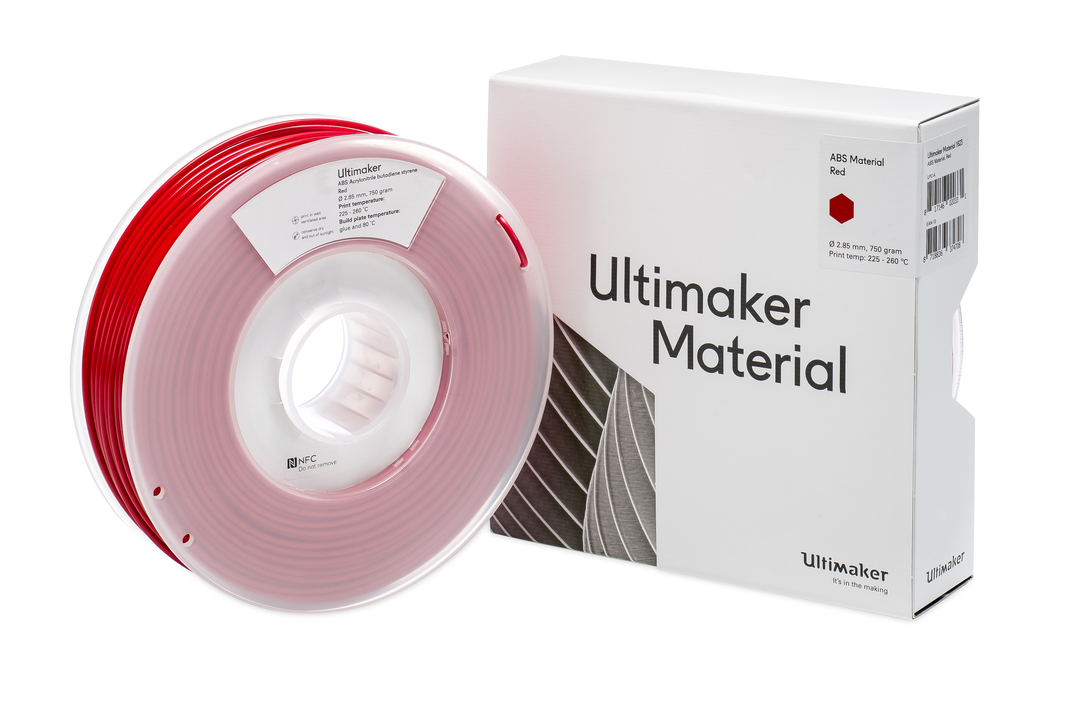 ULTIMAKER ABS RED
