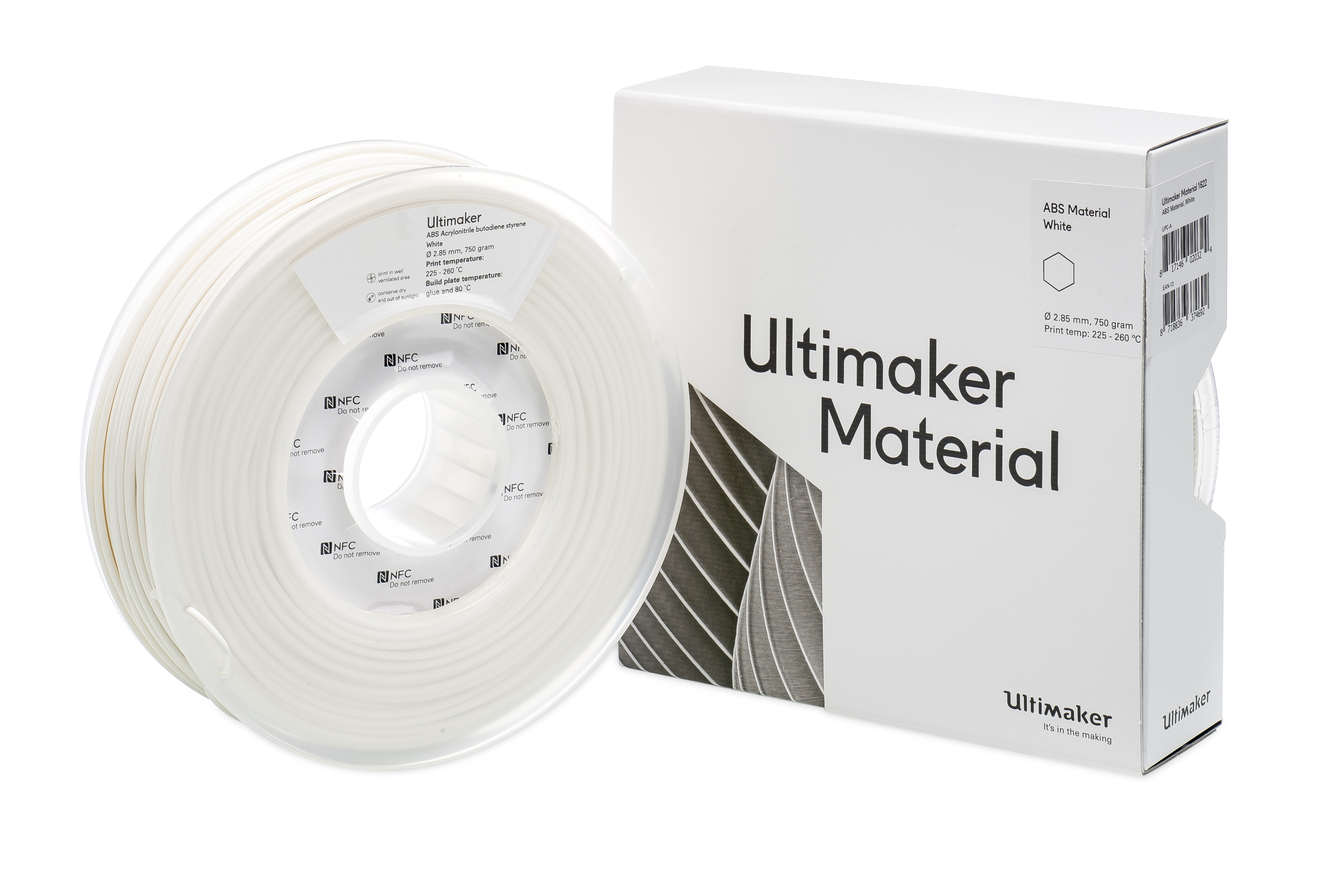ULTIMAKER ABS WHITE