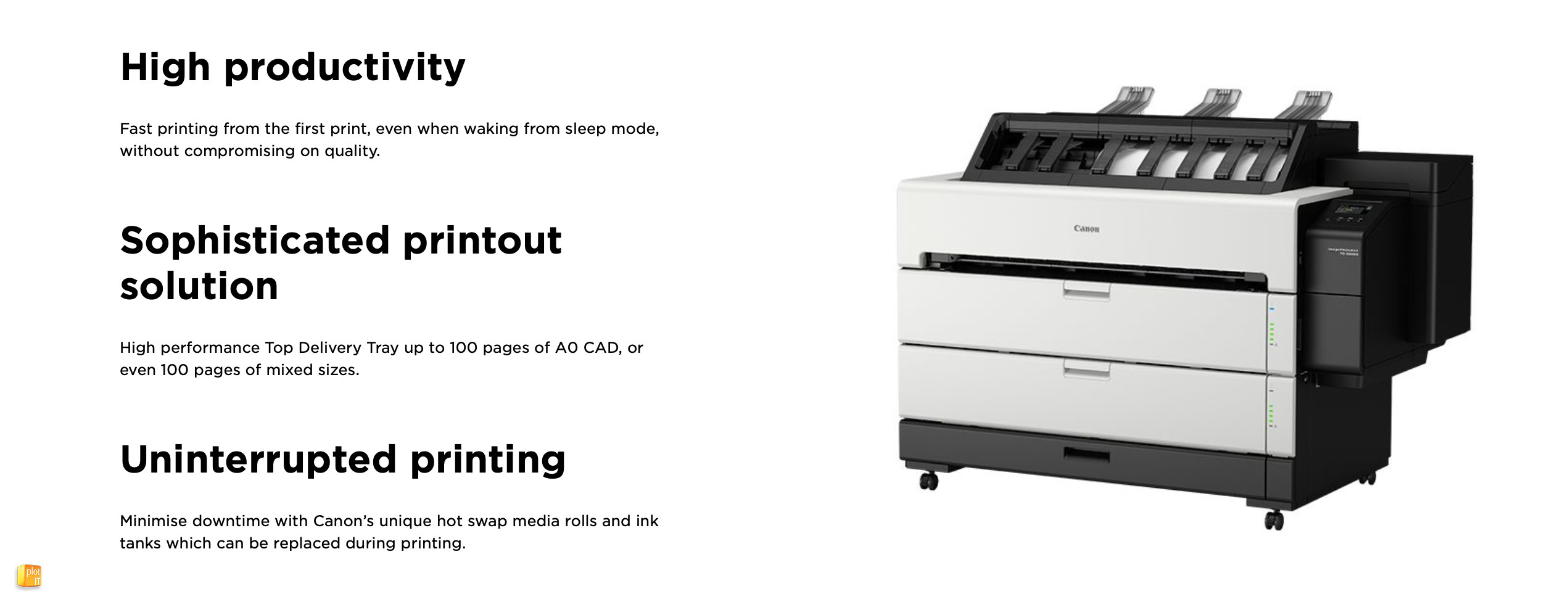 CANON TZ-30000 IMAGE WITH KEY FEATURES