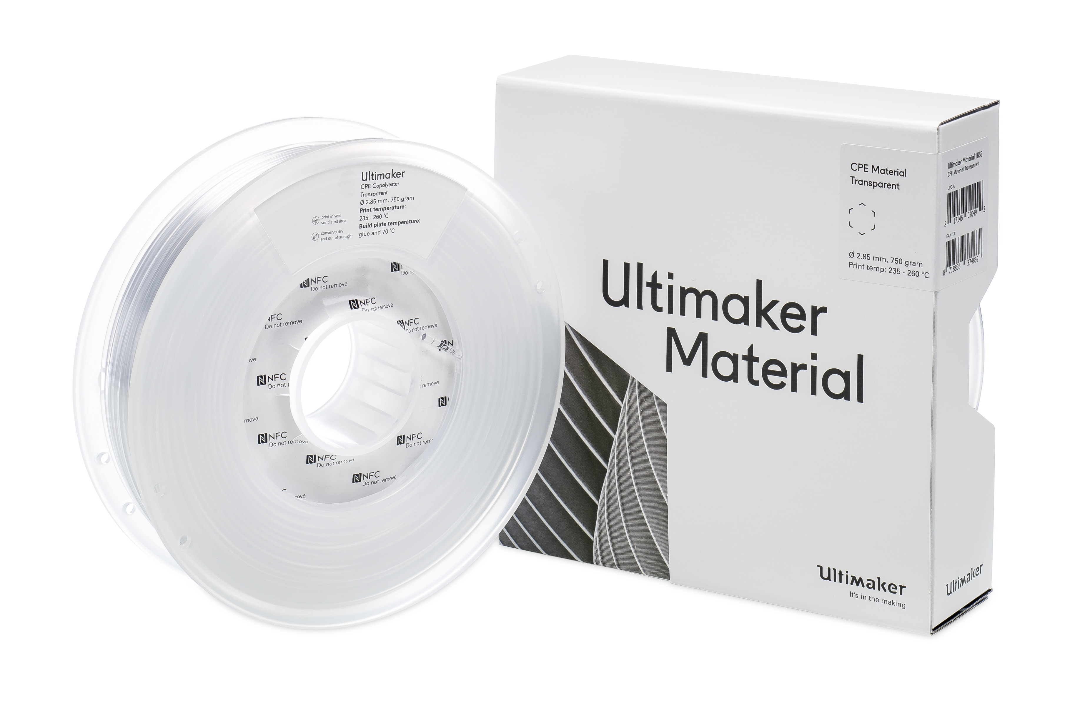 ULTIMAKER CPE TRANSPARENT