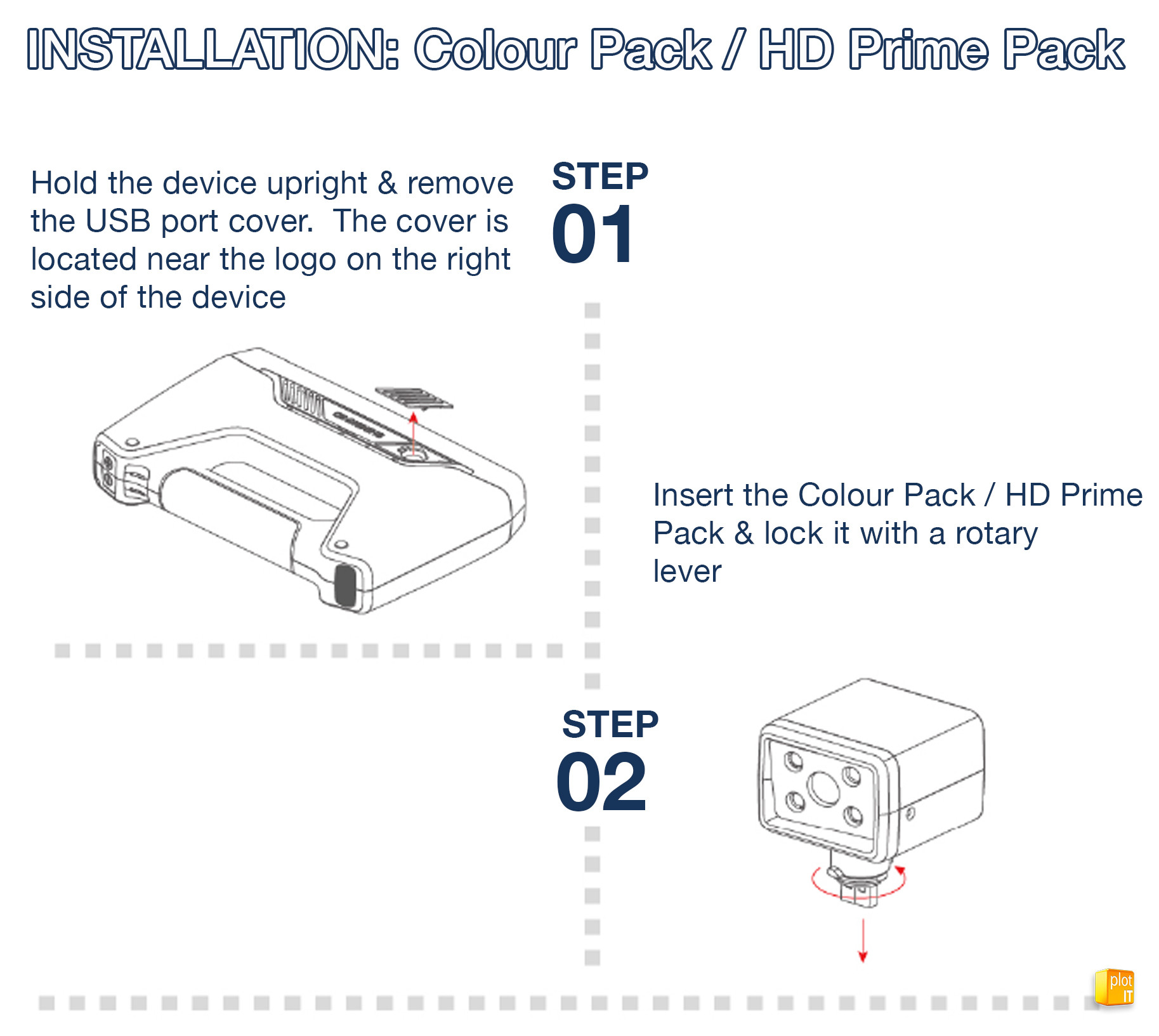 Einscan Colour Pack / HD Prime Installation instructions