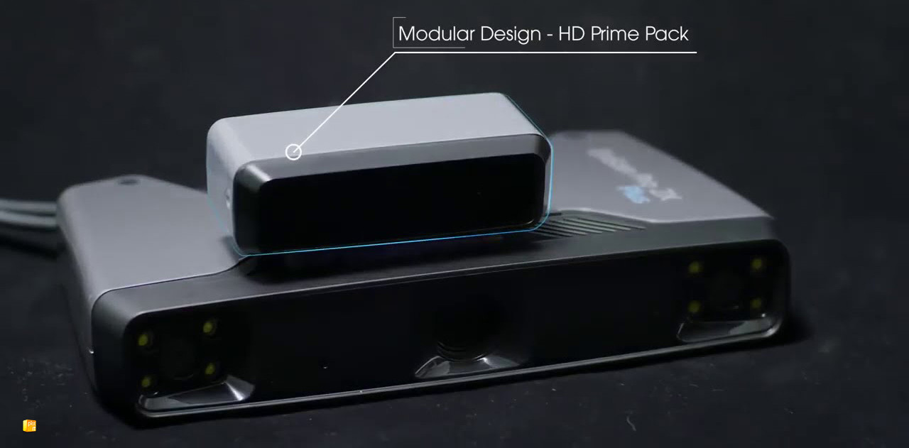 Einscan HD Prime module infographic