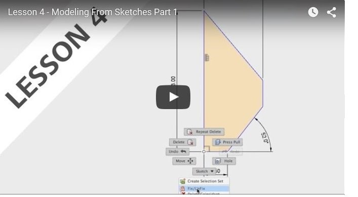 Lesson 4 fusion 360