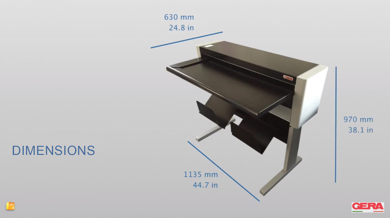 GERAFOLD 212 DIMENSIONS