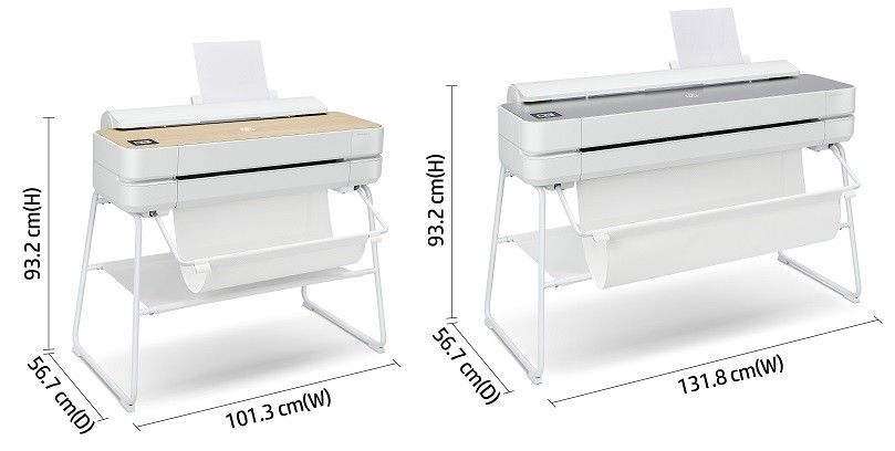 HP DesignJet Studio Dimensions