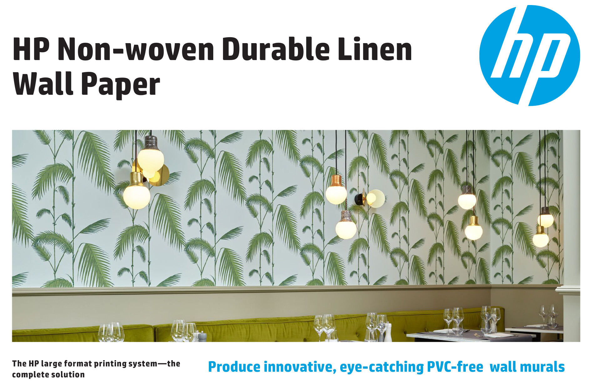 HP Non-Woven Durable Linen Wall Paper