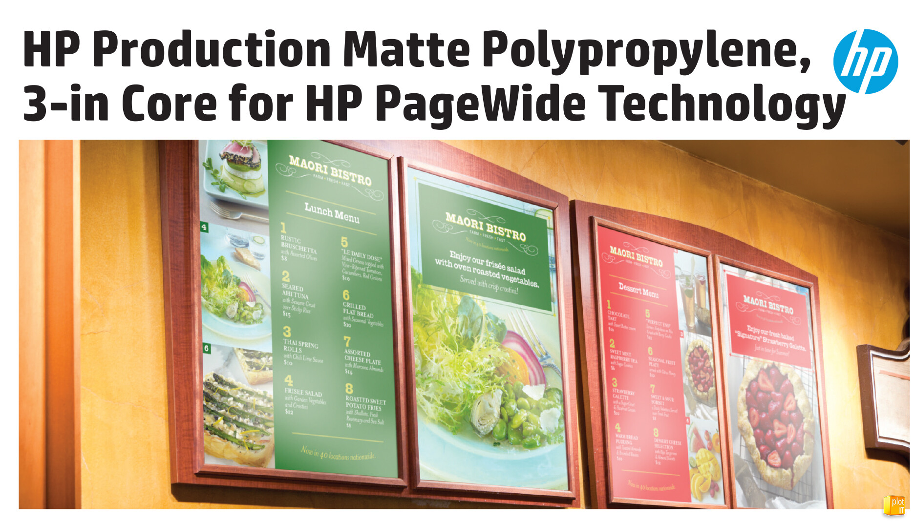 HP Production Matte Polypropylene 140g/m