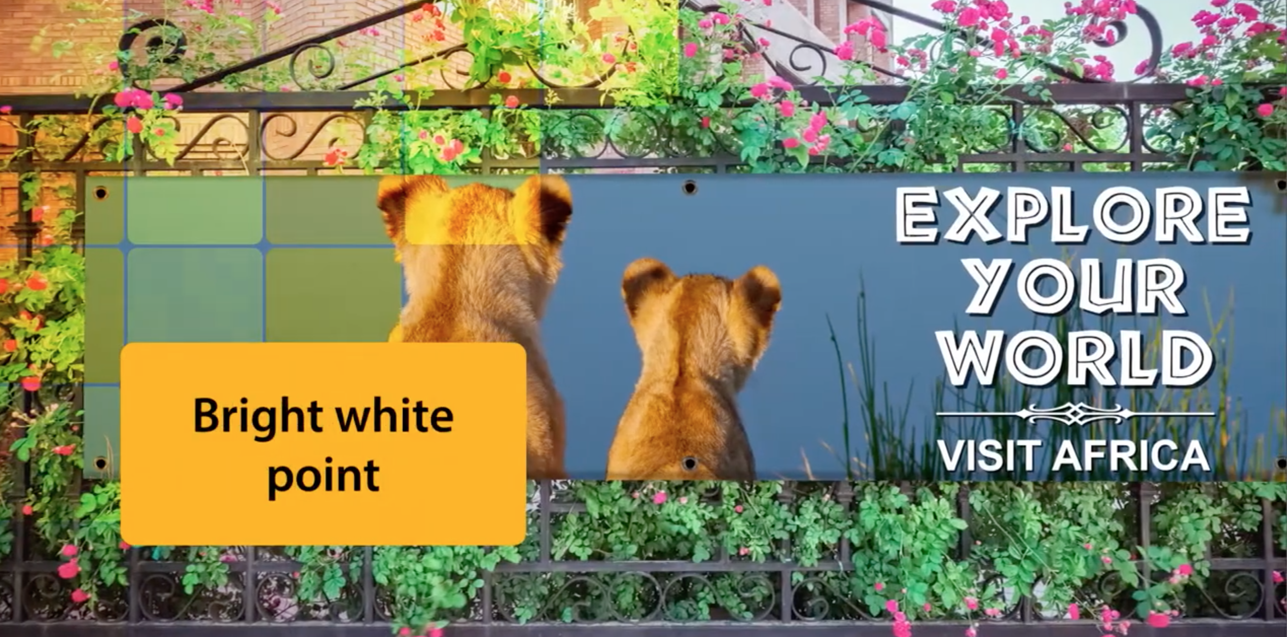 KODAK Water-Resistant Scrim Banner BRIGHT WHITE POINT