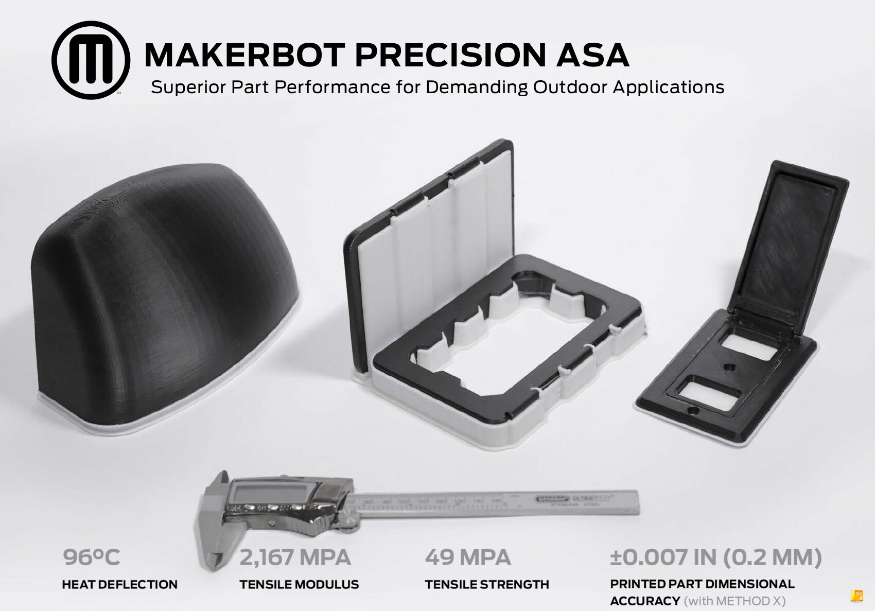 MakerBot precision ASA filament banner