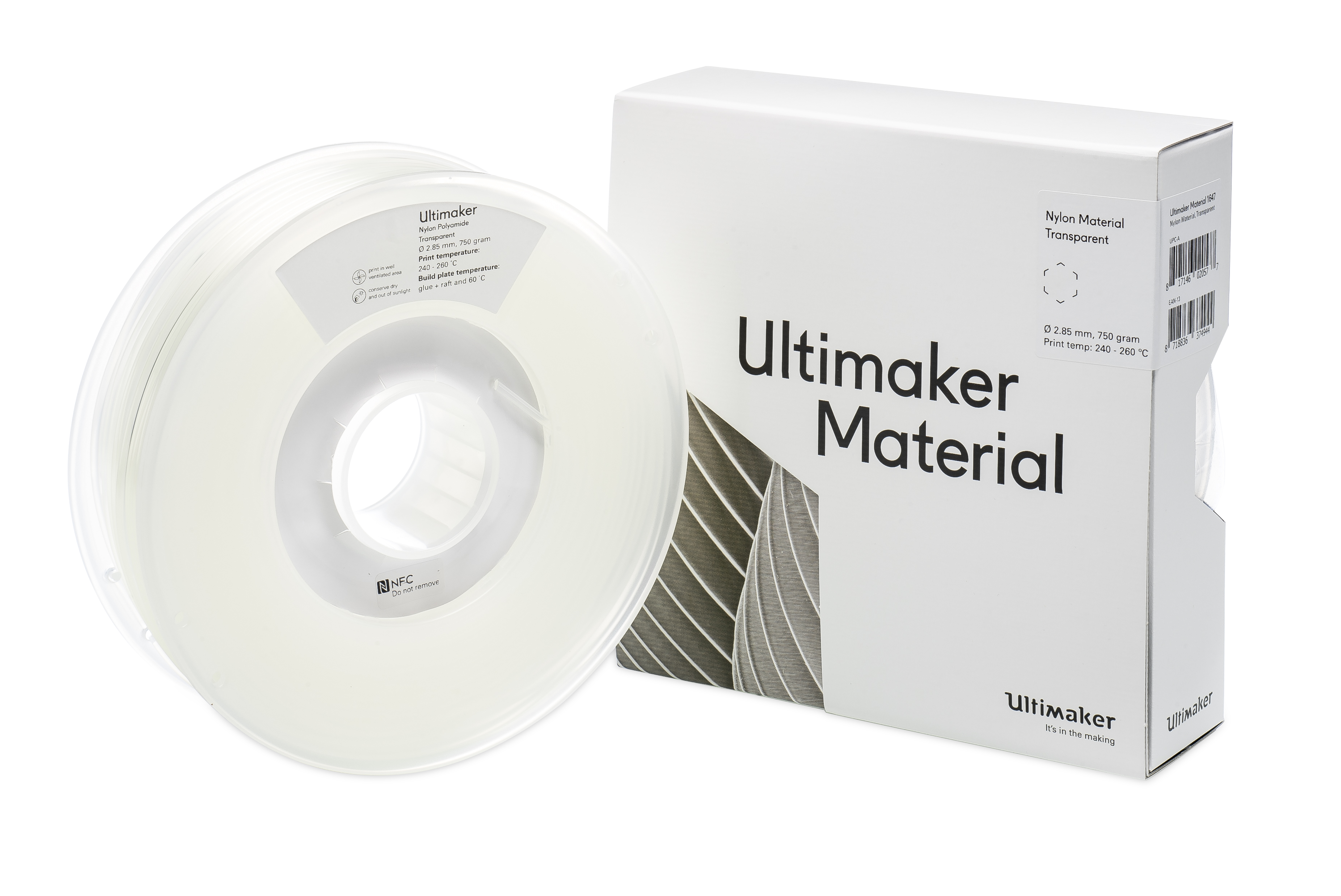 ULTIMAKER NYLON TRANSPARENT