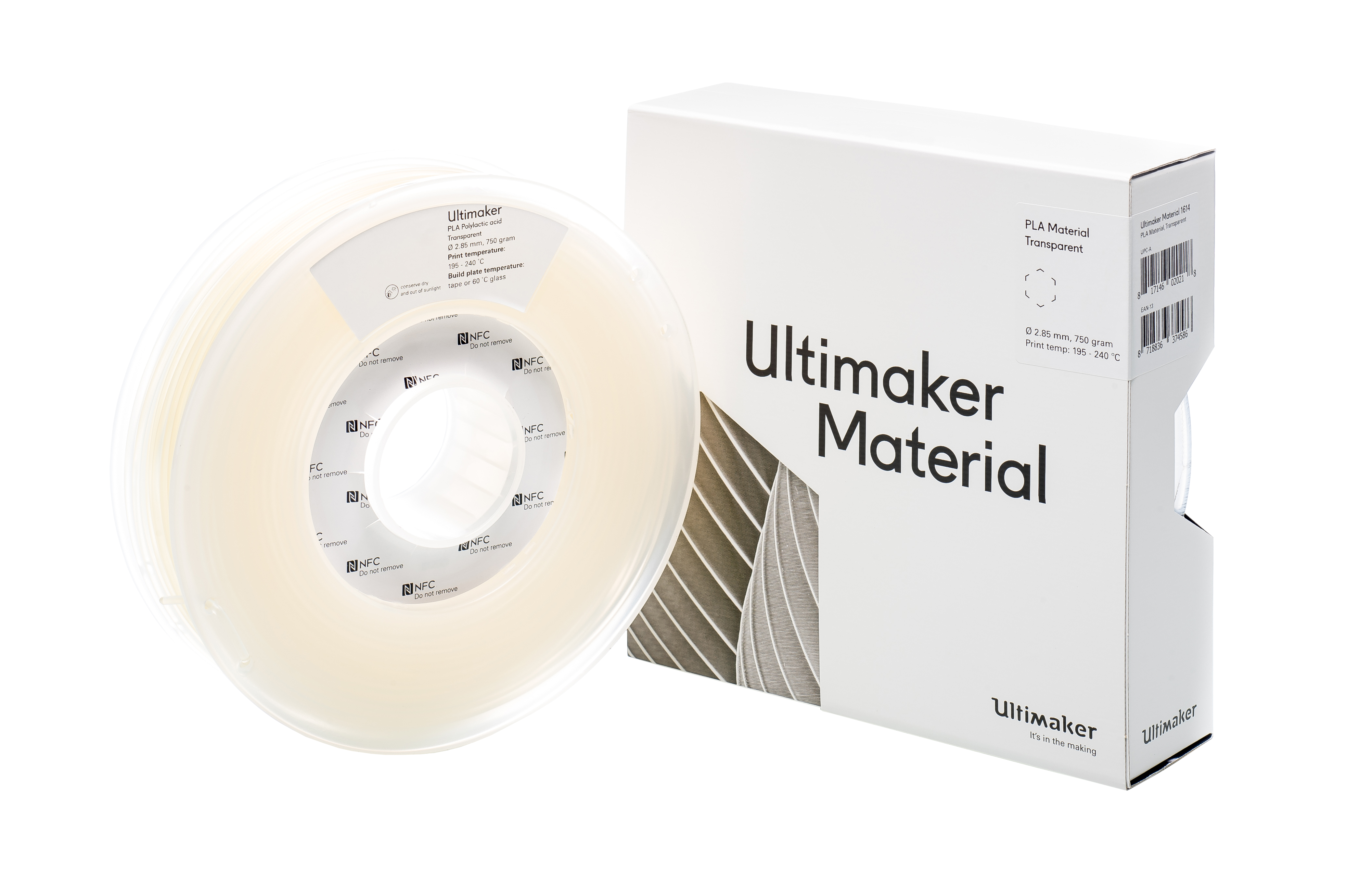 UltiMaker PLA Transparent