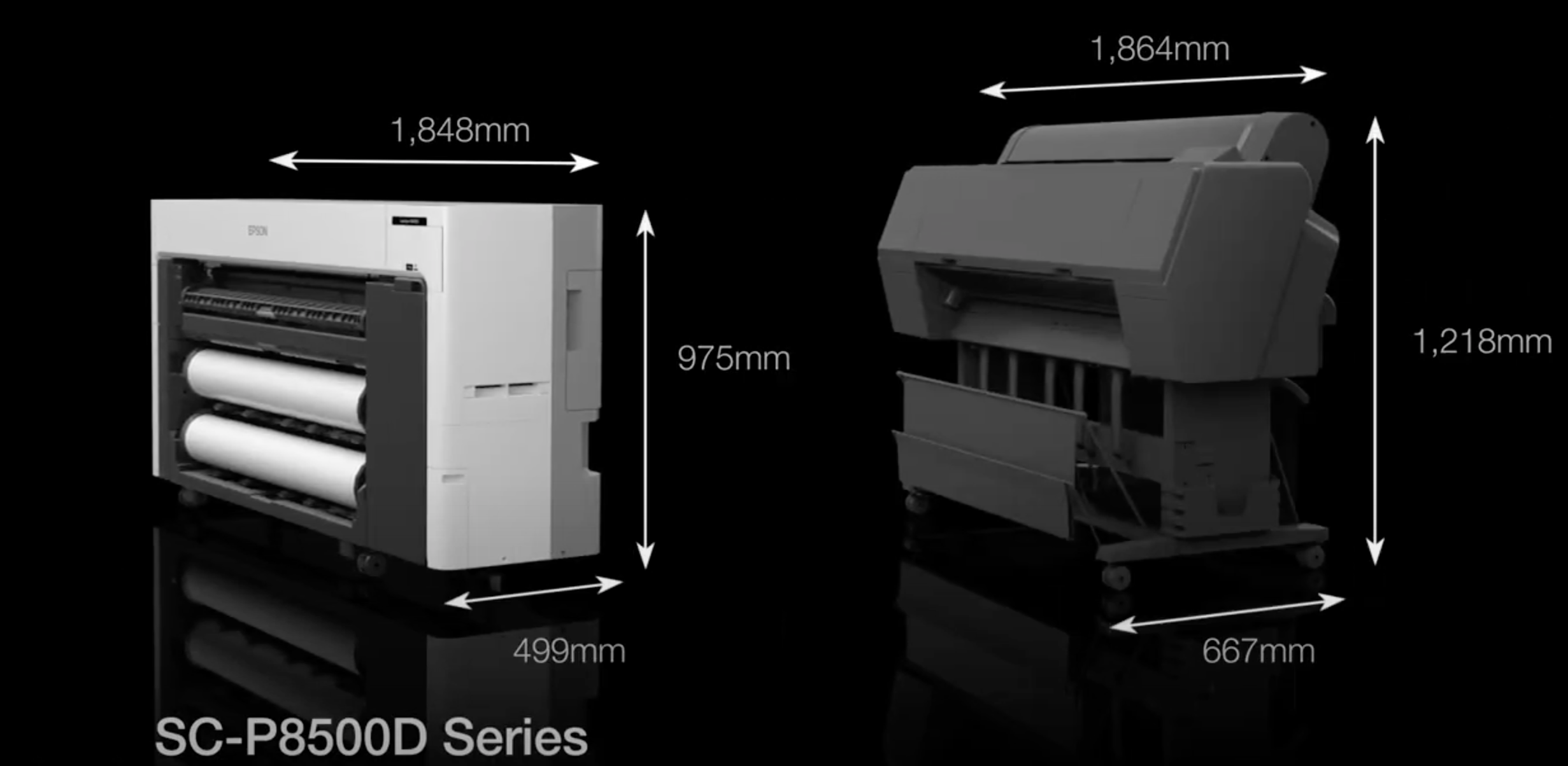 SC-P8500D SIZE COMPARISON