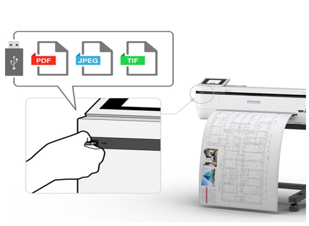 EPSON SC-T3100m SC-T5100m scan types