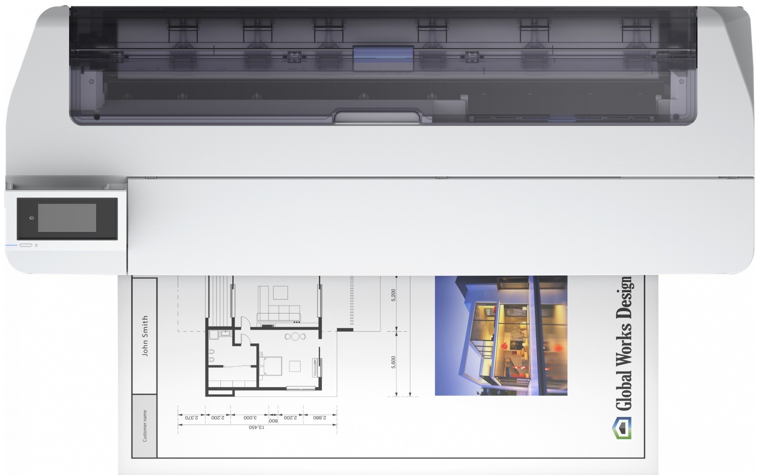 EPSON SC-T5100N Top View