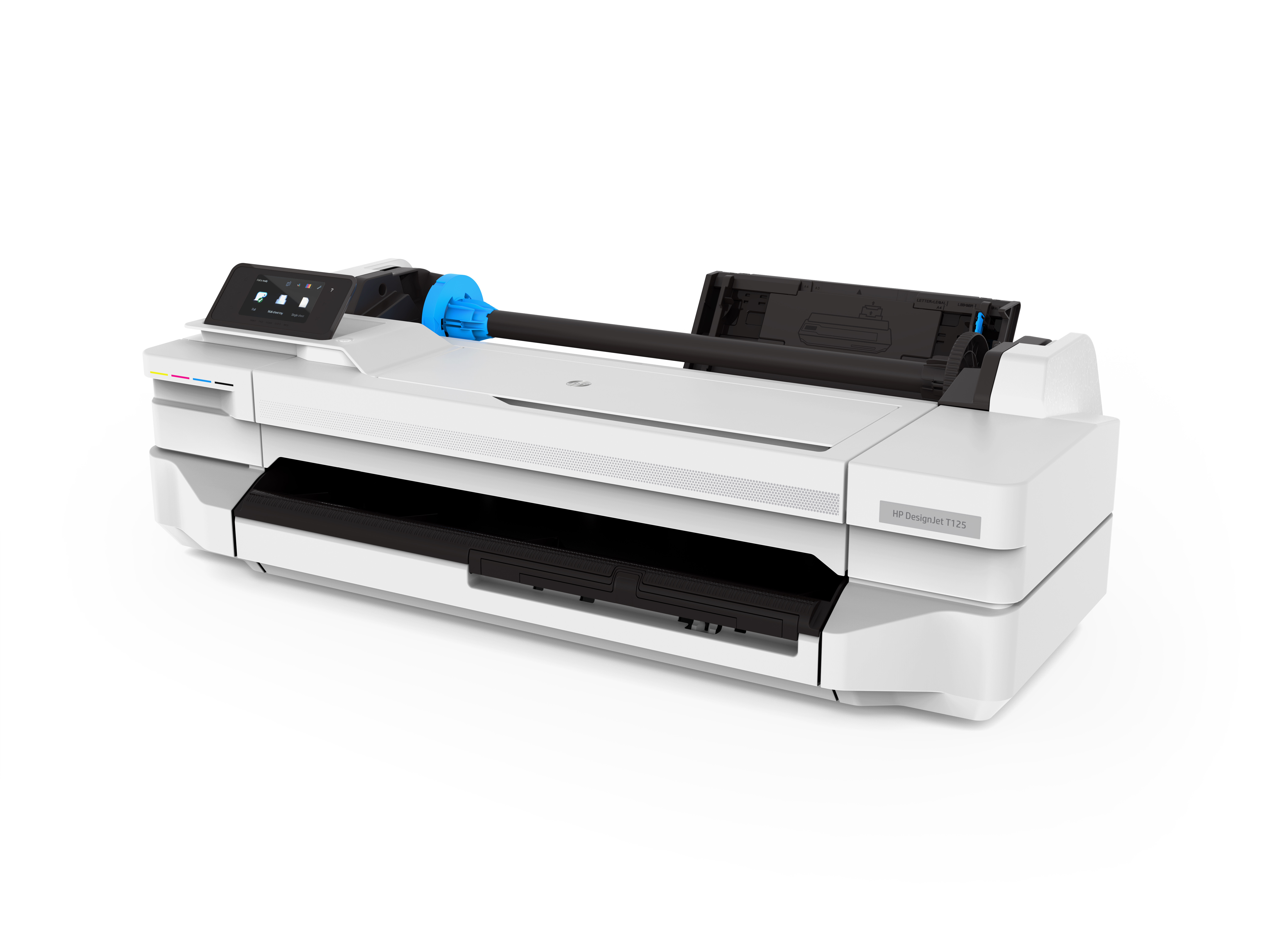 HP Designjet T125 T130 no paper loaded