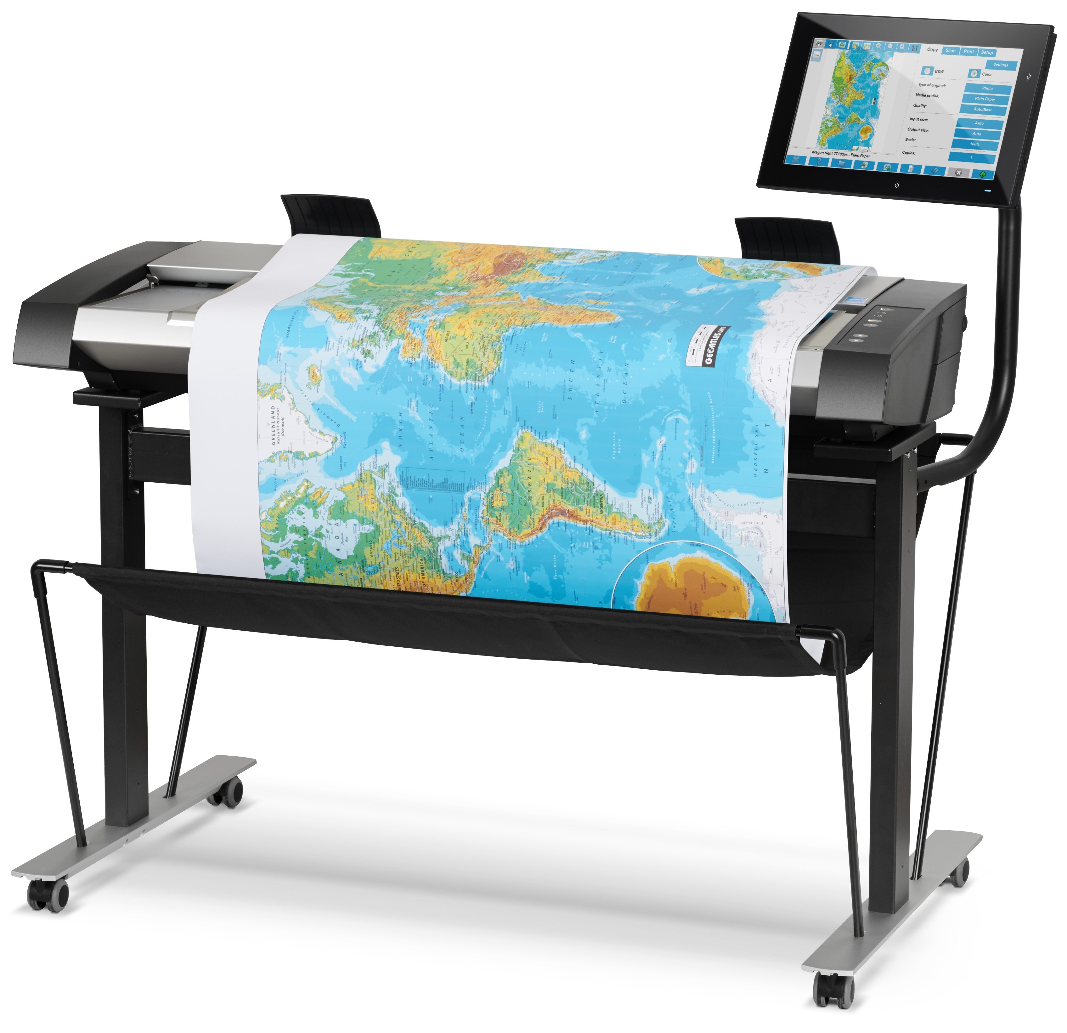 Plotter HP DesignJet Z9+dr 44-in PostScript with V-Trimmer (X9D24A) |  EuroSupplies