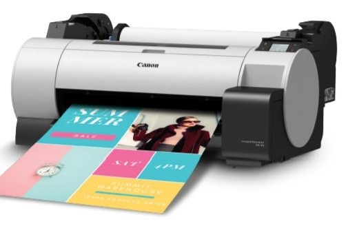 Canon TA-20 poster printing