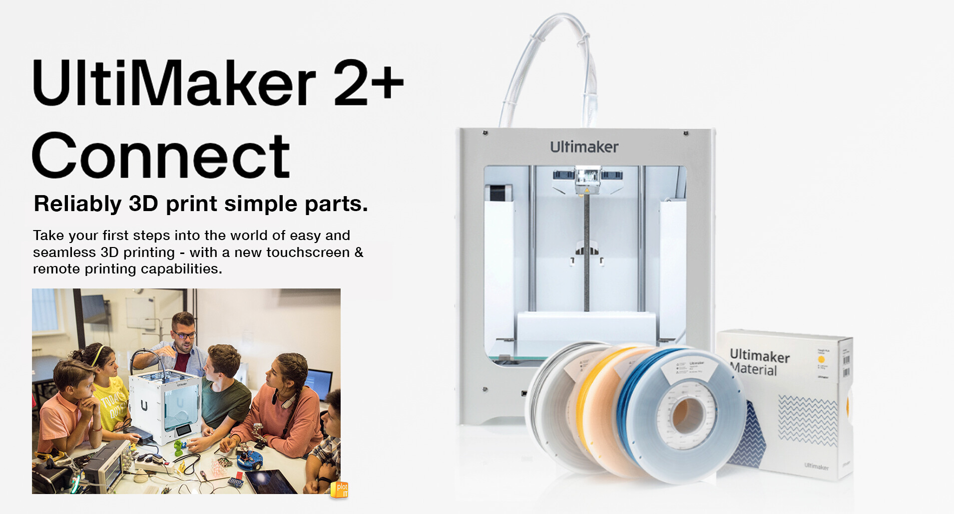 ULTIMAKER 2+ CONNECT MAIN BANNER