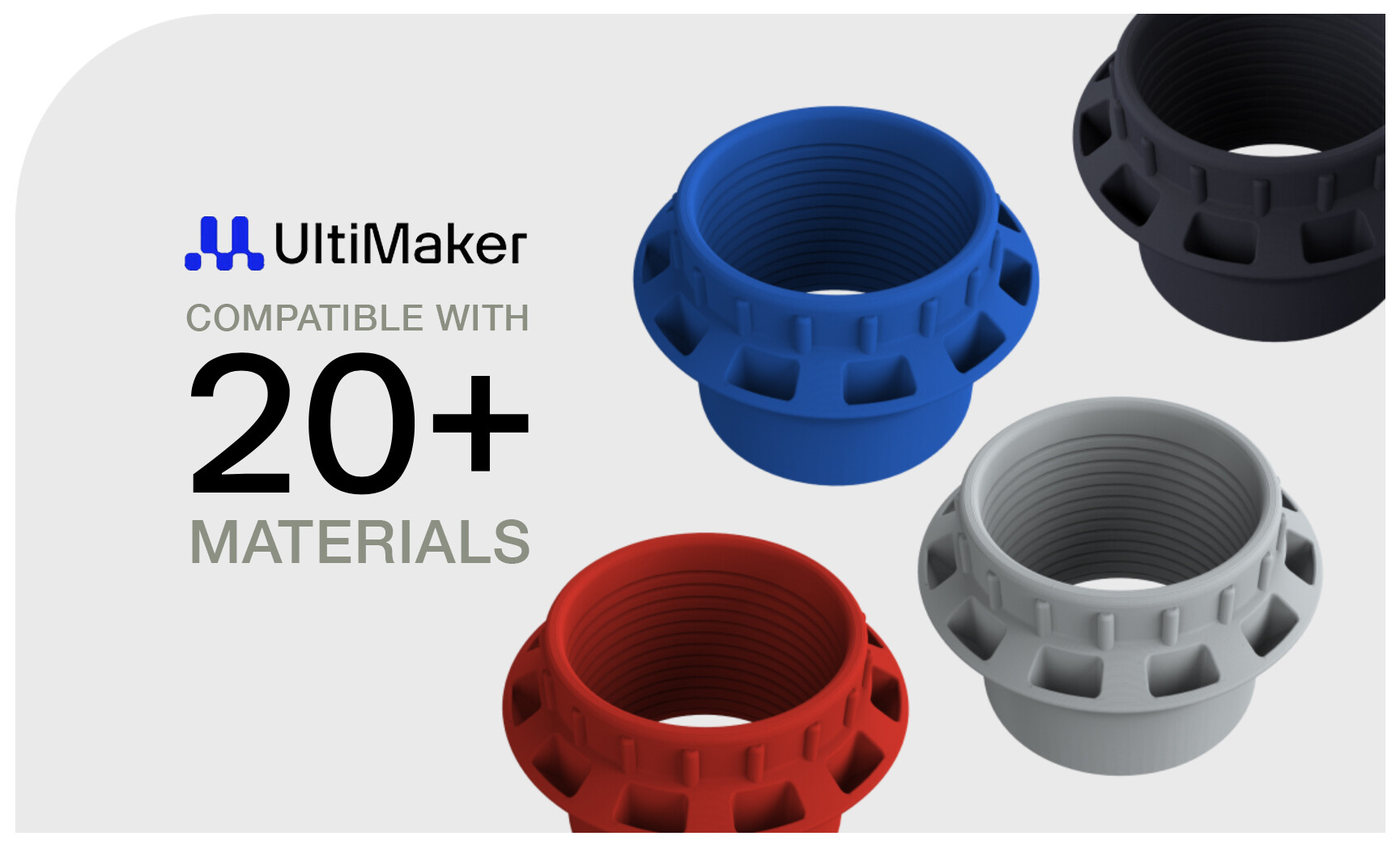 ULTIMAKER 2+ CONNECT MATERIAL COMPATIBILITY