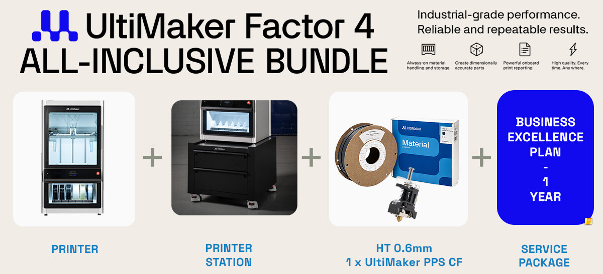 ULTIMAKER FACTOR 4 ALL INC BUNDLE BANNER