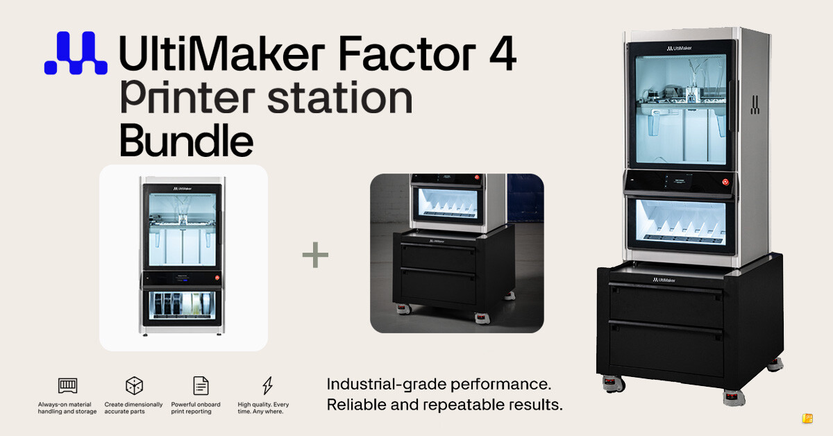 ULTIMAKER FACTOR 4 PRINTER STATION BUNDLE MAIN BANNER