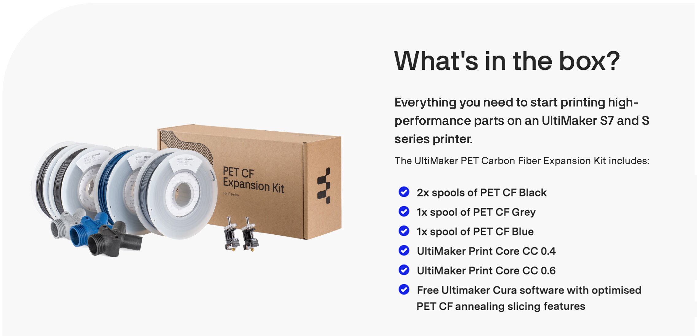 ULTIMAKER PET CF EXPANSION KIT