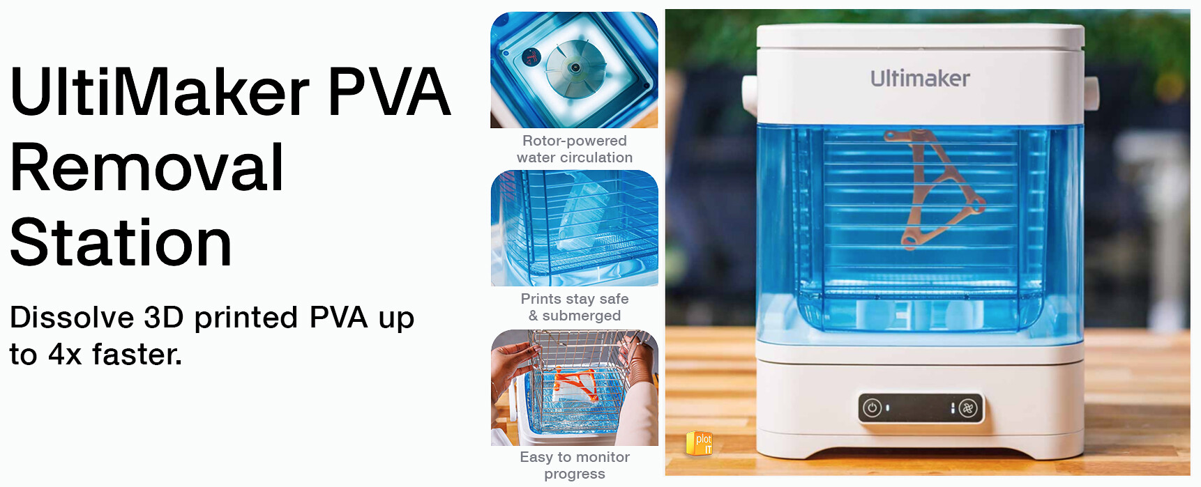 ULTIMAKER PVA REMOVAL STATION MAIN BANNER