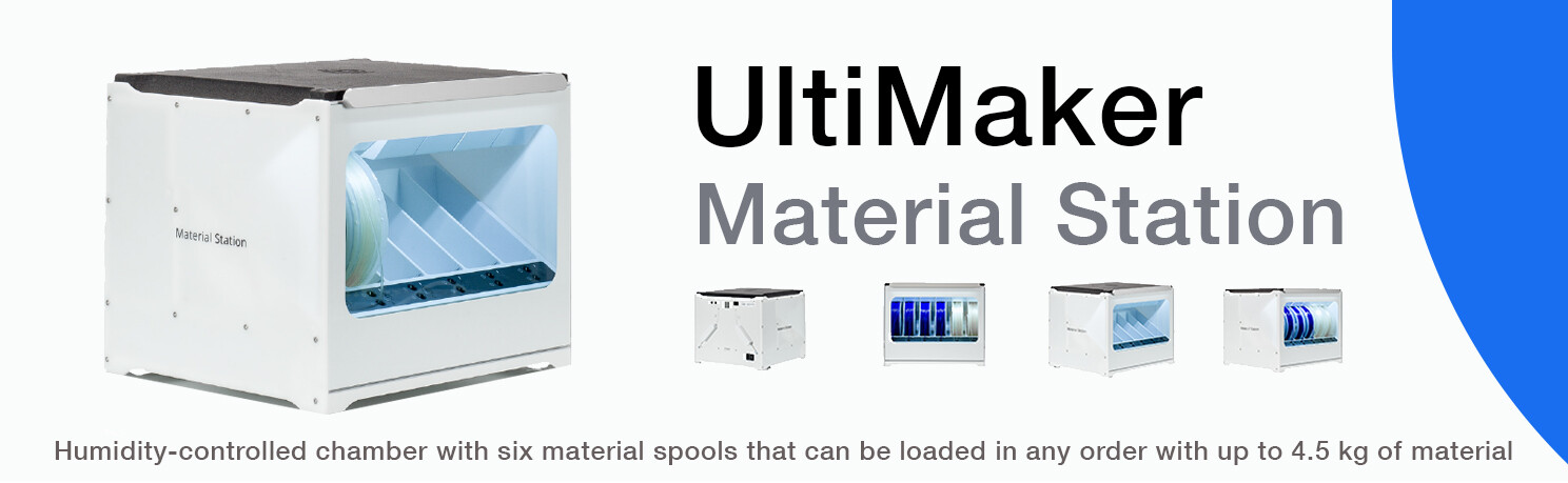 ULTIMAKER S5 MATERIAL STATION MAIN BANNER