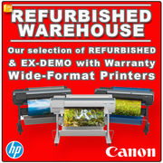 Refurbished wide-format printers and scanners