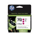 3ED78A MAGENTA 29ML 3 PACK - HP 712 3ED78A DesignJet T230 T250 T630 T650 & Studio Magenta 29ml Ink Cartridge (3 Pack)