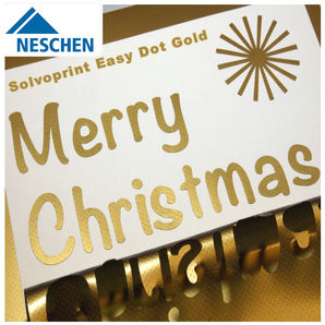 Neschen Solvoprint Easy Dot Gold 100mic 6040711 54" 1372mm x 30m roll
