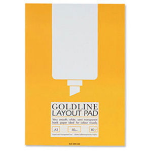 Goldline Layout Pad A4 GPL1A4 