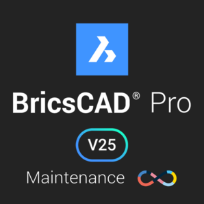 BricsCAD Pro V25 - Volume Annual Maintenance New (PRO-VL-MNT-NEW-NA-1Y)