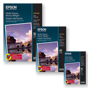 Epson C13S041261 Matte Paper Heavyweight 167g/m² A3 size (50 sheets)