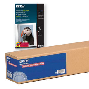 Epson C13S041377 Premium Glossy Photo Paper 255g/m² 210mm x 10m roll