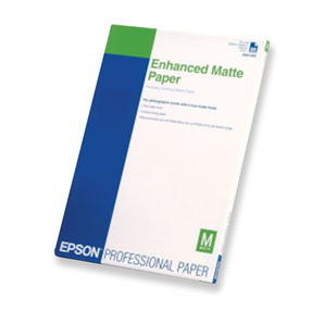 Epson C13S041719 Enhanced Matte Paper 192g/m² A3+ size Inkjet paper (100 Sheets)