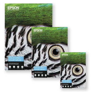 Epson C13S450268 Fine Art Cotton Smooth Natural 300g/m² A3+ size (25 sheets)