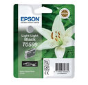 C13T05994010_LIGHT LIGHT BLACK - Epson C13T05994010 UltraChrome K3 Ink (R2400) Light Light Black 13ml Ink Cartridge