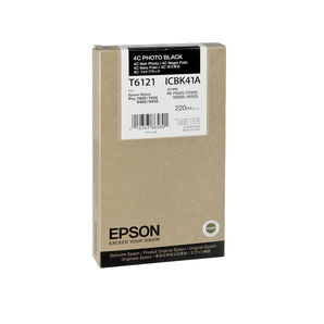 Epson C13T612100 Stylus Pro 7400/7450/9400/9450 UltraChrome Photo Black 220ml Ink Cartridge