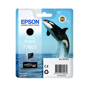 Epson C13T76014010 SureColor SC-P600 UltraChrome HD Ink Photo Black 25.9ml Ink Cartridge