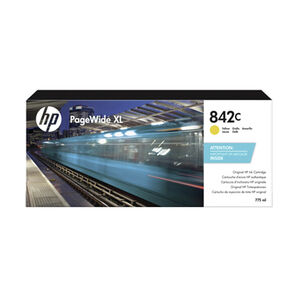 HP 842C PageWide XL 8000 Yellow Ink Cartridge 775ml (C1Q56A)