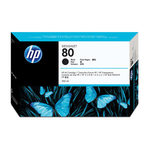 HP 80 C4871A Designjet 1000/1050/1055 Series Black 350ml Ink Cartridge