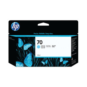 HP 70 C9390A Designjet Z2100/Z5200/Z3200/Z5400 Series Light Cyan 130ml Ink Cartridge