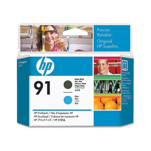 HP 91 C9460A Designjet Z6100 Series Matte Black & Cyan Printhead