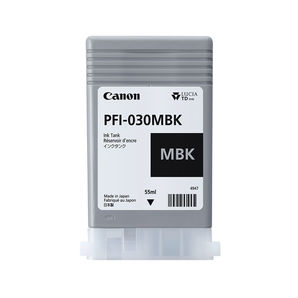 Canon TM-240 / TM-340 / TA-20 / TA-30 PFI-030MBK Matte Black 55ml Ink Cartridge (3488C001AA)