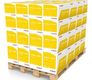 Canon Yellow Label 80g/m² A4 paper : Pallet of yellow label Canon paper