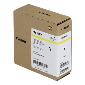 Canon TX-2000 TX-3000 TX-4000 PFI-110Y Yellow 160ml Ink Cartridge (2367C001AA)
