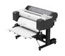 Canon imagePROGRAF TM-350 A0 36" Printer: CANON T350 PRINTER angled view in operation with tray