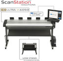 CONTEX_SCANSTATION PRO_HD ULTRA X 6050_PLOT-IT - Contex HD Ultra X 6050 ScanStation Pro 60/A0L Graphics Solution with LOW Stand CON661 & 663